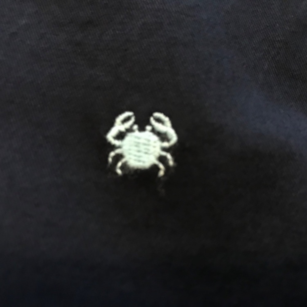 Talbots Blue Chinos with Embroidered Blue Crabs and Lobsters! Preppy- So Cute! - Picture 9 of 16